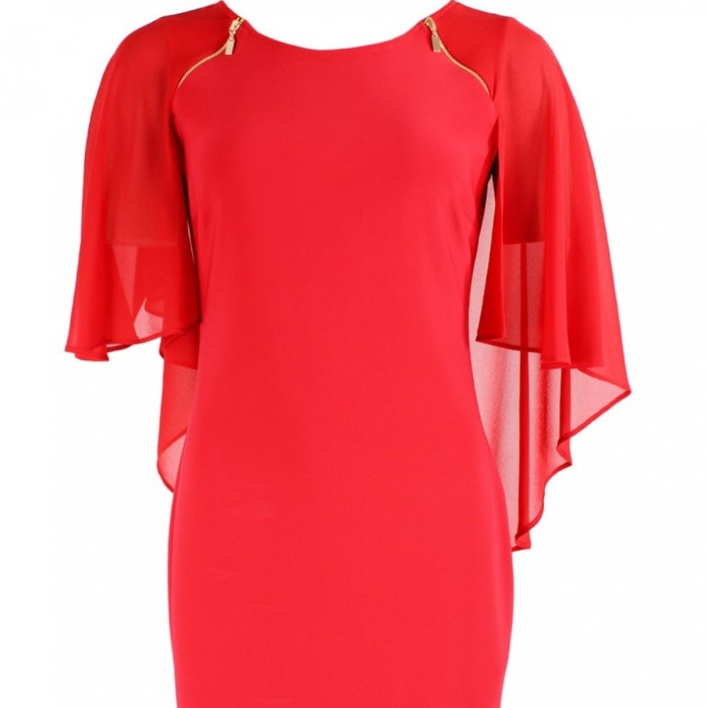 Frank Lyman Caped Dress